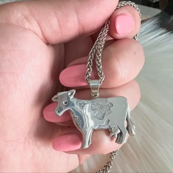 Ultra RARE COW pendant James AveryCOLLECTORS PIECE